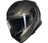 Nolan N80-8 Verniciatura Speciale N-Com Casque, noir-brun, taille M pour homme