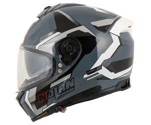 Nolan N80-8 Wanted N-Com Casque Intégral Noir/Gris/Blanc XL unisex