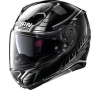 Nolan N87 Aulicus N-Com Casque, noir-argent, taille XS pour homme
