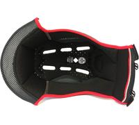 Nolan N87 Clima Comfort Doublure intérieure, noir-rouge, taille L XL 2XL pour homme