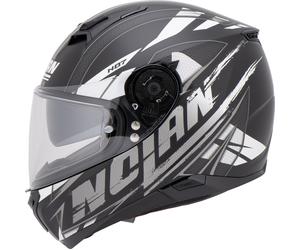 Nolan N87 Fulmen N-Com Casque Intégral Mat/Noir/Gris/Blanc XL unisex
