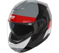Nolan Casque modulable N90-3 06 Blocco XL Noir/Rouge/Gris Lava/Blanc Brillant