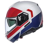 Nolan N90-3 06 Roboto Casque Modulable Blanc/Rouge/Bleu L unisex