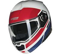 Casque Modulable Nolan N90-3 Blanc/Rouge/BleuL Blanc,Rouge,Bleu