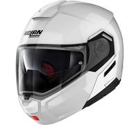 Nolan N90-3 Classic N-Com, casque rabattable XL Blanc Blanc