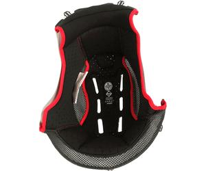 Nolan N90-3, revêtement L Noir/Rouge Noir/Rouge