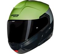 Nolan N90-3 Verniciatura Speciale 341, casque rabattable M Noir/Vert Clair/Gris Clair Noir/Vert Clair/Gris Clair
