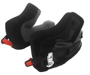 NOLAN SP.GUANCIALI.CLIMA COMFORT.XXS-XS.60MM.BLACK-RED.STD XXS - NCOM.N100-5PLUS