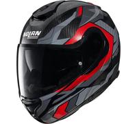 Nolan X-1005 Ultra Carbon Ritmo Casque, noir/rouge/anthracite, Taille M (58)