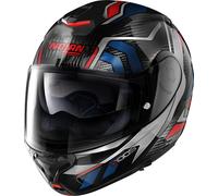 Nolan X-1005 Ultra Carbon Sandglas N-Com Casque, noir/rouge/bleu, Taille S (56)