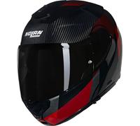 Nolan X-1005 Ultra Carbon Sportivo N-Com Casque, noir-rouge, taille M pour homme