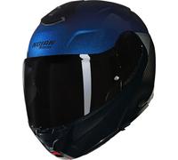 Nolan X-1005 Ultra Carbon Verniciatura Speciale N-Com Casque, bleu/noir, Taille M (58)