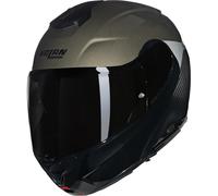 Nolan X-1005 Ultra Carbon Verniciatura Speciale N-Com Casque, Gris/Noir, Taille XL (62)