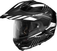 Nolan X-552 Ultra Carbon Wingsuit N-Com Casque, Noir mat/blanc, Taille S (56)