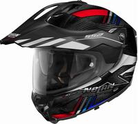 Nolan X-552 Ultra Carbon Wingsuit N-Com Casque, noir mat/gris/rouge, Taille XS (55)