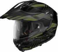 Nolan X-552 Ultra Carbon Wingsuit N-Com Casque, Noir mat/vert, Taille XS (55)