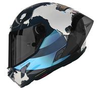 Nolan X-804 RS UC Checa 30e anniversaire Casque Intégral Carbone/Bleu M unisex noir