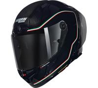Nolan X-804 RS Ultra Carbon Asso Di Picche Casque, Schwarz/weiß/Rot/grün, M (58)