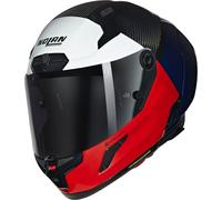 Nolan X-804 RS Ultra Carbon Blocco Casque, rouge-bleu, taille L pour homme