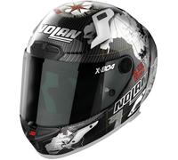 Nolan X-804 RS Ultra Carbon Checa, casque intégral L Noir/Blanc/Gris Noir/Blanc/Gris