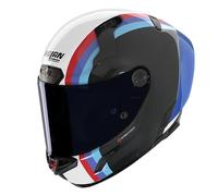Nolan X-804 RS Ultra Carbon Gemini Casque, Noir/Gris/Rouge, XL (62)