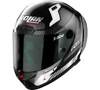 Nolan X-804 RS Ultra Carbon Hot Lap, casque intégral L Noir/Gris/Blanc Noir/Gris/Blanc