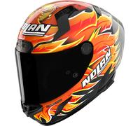 Nolan X-804 RS Ultra Carbon Replica Iannone 368, casque intégral M Noir/Rouge/Orange/Jaune Noir/Rouge/Orange/Jaune