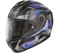 Nolan X-903 Ultra Carbon Highspeed N-Com Casque, noir-gris-bleu, taille S pour homme