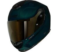 Nolan X-903 Ultra Carbon Liquido N-Com Casque, vert, taille L pour homme