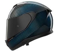 Nolan X-904 UC LIQUIDO BLUE Casque Intégral Carbone/Bleu L unisex noir
