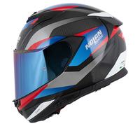 Nolan X-904 UC QUIN CALIBRO Casque Intégral Carbone/Bleu 2XL unisex noir