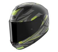 Nolan Casque intégral X-904 Ultra Carbon Rombo 349 Mat Carbone/Noir/Vert Clair Taille M