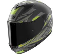Nolan Casque intégral X-904 Ultra Carbon Rombo 349 Mat Carbone/Noir/Vert Clair Taille M