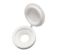 NOLDAR | Cache vis Blanche (100 pièces). Bouchon vis en Plastique pour Couvrir Les vis. Améliore l'apparence et protège Les vis.