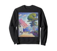 Noli Ocean Beach Paysage Paul Signac Art Peinture été Sweatshirt