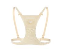 nolihoo Breveté Anti-Rides Soutien-Gorge De Sommeil sans Rides(Seconde Qualité), Soutien-Gorge Femme Contre Les Rides du Décolleté, Oreiller De Sein, Taille Unique, Respirant, Beige Clair