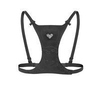 nolihoo Breveté Anti-Rides Soutien-Gorge De Sommeil sans Rides(Seconde Qualité), Soutien-Gorge Femme Contre Les Rides du Décolleté, Oreiller De Sein, Taille Unique, Respirant, Noir