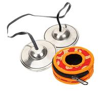 NOLITOY 1 ensemble Cymbales Tingsha Tibétaines Cuivre pour et Yoga Instrument Musical Pratique et Durable Cloche à Main avec Agréable Accessoire pour Pratiquer la Zen