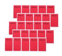 NOLITOY 10 Feuilles Lot de Autocollants Rouges Indicateurs de Flux Air pour Climatiseur Étiquettes Adhésives Robustes et pour Identification Rapide des Sorties Air