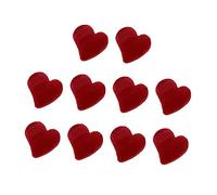NOLITOY 10 Pièces agrafe d'amour hairpin hair clip pinces à cheveux coeur griffe de mâchoire de cheveux de coeur cœur mini pince à cheveux coeur griffe de cheveux coeur femme flocage rouge