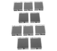 NOLITOY 10 Pièces Boîte de Rangement pour Épingles et Badges avec Mousse Noire Organisateur Transparent pour Médailles et Bijoux Étui Compact