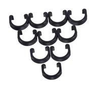 NOLITOY 10 pièces Clips C pour Câble de Alliage Aluminium Fixation Durable pour Durite Frein VTT et de Frein et Réutilisable Adapté VTT et Route Noir