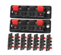 NOLITOY 10 pièces Connecteurs de Borne Haut-parleur Stéréo à Clip Simple Connexion Rapide pour Câbles LED et Audio Bornier de Raccordement et Polyvalent