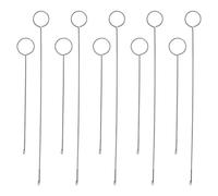 NOLITOY 10 pièces Lot de Crochets Retournement Boucle Inoxydable avec Loquet Outils Couture pour Sangles Tubes et Cordons Accessoires DIY Couture et Tricot Longs Courts