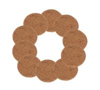 NOLITOY 10 pièces Lot de Tapis Nidification Fibre Végétale Épais pour Pigeons et Oiseaux Coussin Doux pour Nichoirs et Pots de Fleurs