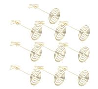 NOLITOY 10 Pièces Photo Clip Avion Doré Supports de Cartes de pour Mariages Centre de Table et Décoration Intérieure