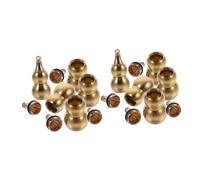 NOLITOY 10 Pièces Porte Clés Wu Lu Cuivre Durable Feng Shui à Double Design Creux et Plein Ornement Ajustable pour Décoration et Diffuseur Aromatique