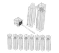 NOLITOY 10 Pièces tube à lèvres contenants de brillant à lèvres tubes à lèvres de brillant à lèvres vide de bouteille de rouge à lèvres comme Transparent