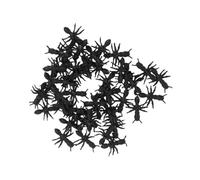 NOLITOY 100 Fausses Fourmis en Plastique Noires pour Halloween, Jouets Farceurs Réalistes, Lot de 100 Pièces Légères et Solide, Décoration pour Fêtes et Maisons Hantées
