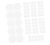 NOLITOY 100 pièces Autocollants Double Face pour de Cire Pastilles Rondes Amovibles Adhésifs Résistants pour Scellage Professionnel et DIY